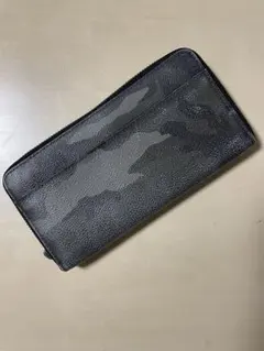 カモフラージュ柄 レザー 長財布