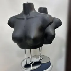 ブラック　卓上ハーフトルソー　2体セット