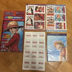ワンピース　最強ジャンプ付録ミニカード　他付録