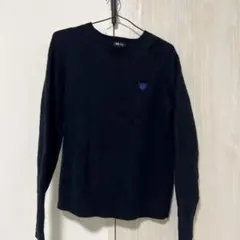 ユニクロ　kaws ウィンター ラムクルーネックセーター