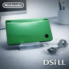 【充電ケーブル付】NINTENDO DSi LL グリーン　動作確認済み