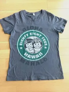 88TEES ハワイ Tシャツ グレー エイティエイトティーズ ロゴ 半袖　L