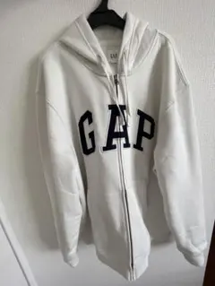 GAP リラックス GAPロゴ ジップアップパーカー(ユニセックス)