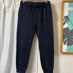 m*o様 GRAMICCI 裏起毛ネイビー杢 ニットアウトドアパンツM