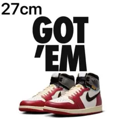 UNION×Nike Jordan1 High ChicagoShadow 27
