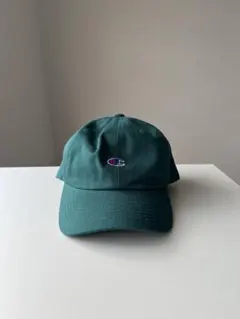 Champion グリーン キャップ 古着