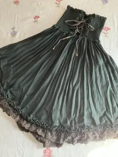 axes femme ハイウエスト プリーツ スカート 2way ●0093