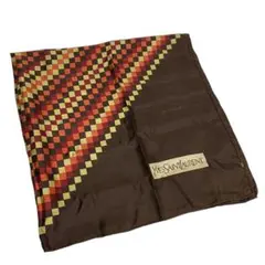 イヴサンローラン 大判 スカーフ ショール 総柄