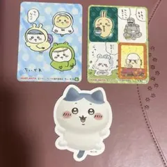 ちいかわ ステッカー 東京ばな奈 丸美屋 ハチワレのサムネイル