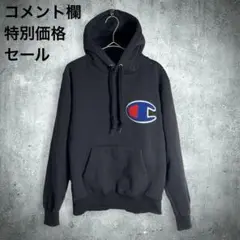 Champion パイルロゴ ヘビーウェイト プルオーバーパーカー M 美品