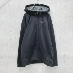 am5210 ナイキ フルジップパーカー ブラック　XL　ワンポイント