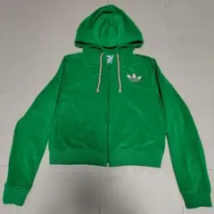 adidas アディダス　アディカラー ヘリテージ ベロア フルジップ フーディ