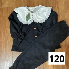 【新品タグ付き未使用】softcheese 襟付きキルトパジャマ 120
