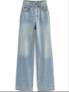 ストレートワイドデニムパンツ　cu533