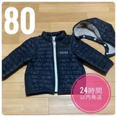 ✨美品✨　BREEZE 80㎝　ベビー　アウター　黒