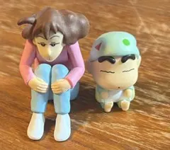 クレヨンしんちゃん まちぼうけ フィギュア 3体セット みさえ しんちゃん