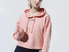 タグ付 未使用 adidas Originals ショート丈フーディ スウェット