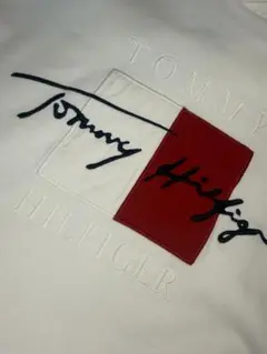 Tommy Hilfiger フード付きトレーナー ホワイト