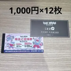 ビレッジバンガード　株主優待　12,000円分のサムネイル