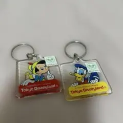 東京ディズニーランド キーホルダー 2個セット