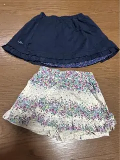 スカートとショートパンツ3点セット