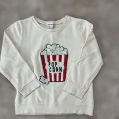 ポップコーン刺繍トレーナー Mサイズのサムネイル