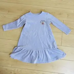 ラプンツェル刺繍 長袖ワンピース 110cm ユニクロ