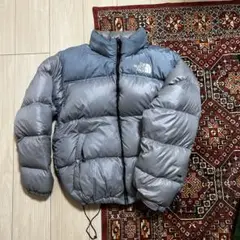 ノースフェイス ヌプシ センターロゴ グレー 700fil 90s