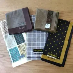 売切り価格★未使用★ブランド ハンカチ 5枚セット