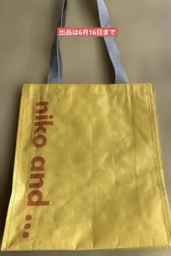niko and... エコバッグ イエローのサムネイル