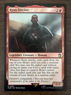 MTG ライアン・シンクレア 英語版 1枚（ドクター・フー）のサムネイル
