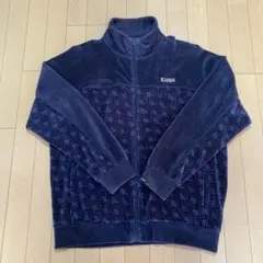 Kappa×GUコラボ ベロア生地トラックジャケット【S】
