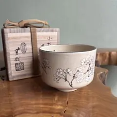 安南写 安南手茶碗 茶道具 抹茶碗 表千家 裏千家 不老園 共箱付き