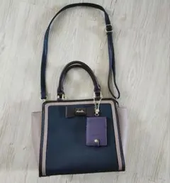 dazzlin ショルダーバッグ 黒とベージュのサムネイル