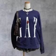 y2k 00s 平成ギャル グランジ archive GAP デカロゴトレーナー