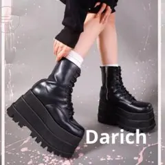 【美品】Darich トリプルソールエンジニアブーツ M 23.5 ブラック
