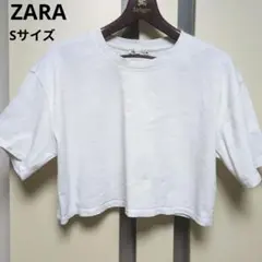 ZARA ショート丈 Tシャツ