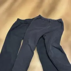 黒パンツ　２枚セット　ユニクロ100 ギャップ　gap