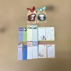 パンダとスヌーピーの付箋セット