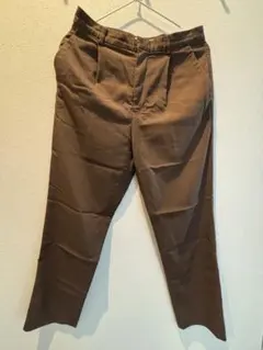 BEAUTY & YOUTH スラックス ラチネタックテーパードパンツ