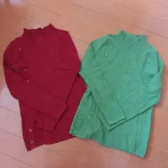 レッドニット新品