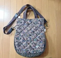ニコアンド×ROOTOTE迷彩柄キルティングショルダーバッグ