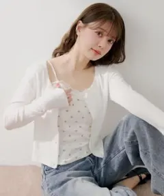 Chico 花柄キャミ+カーディガンセットのサムネイル