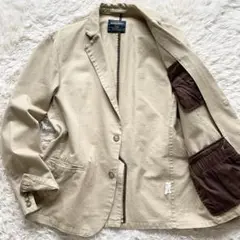 美品 WOOLRICH アンコン ジャケット ヘリンボーン パイピング キャメル