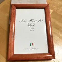 Italian Handcrafted Wood フォトフレーム