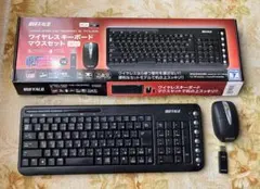 BUFFALO ワイヤレスキーボード マウスセット　BSKBW02BK