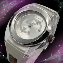 グッチ 腕時計 SYNC メンズ インターロッキングG シェリーライン 白色系 グッチ 腕時計 SYNC メンズ インターロッキングG シェリーライン