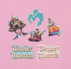【新品未使用品】ステッカー　ワンダーミュージアム　ミセスグリーンアップル