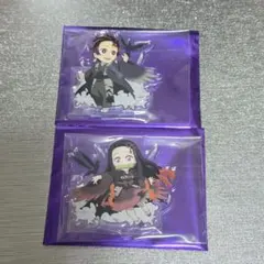 鬼滅の刃 ハロウィン アクリルスタンド 竈門炭治郎 竈門禰豆子 2点