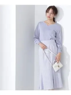 スプリングカラーツイードマーメイドスカート ナチュラルビューティーベーシック　S